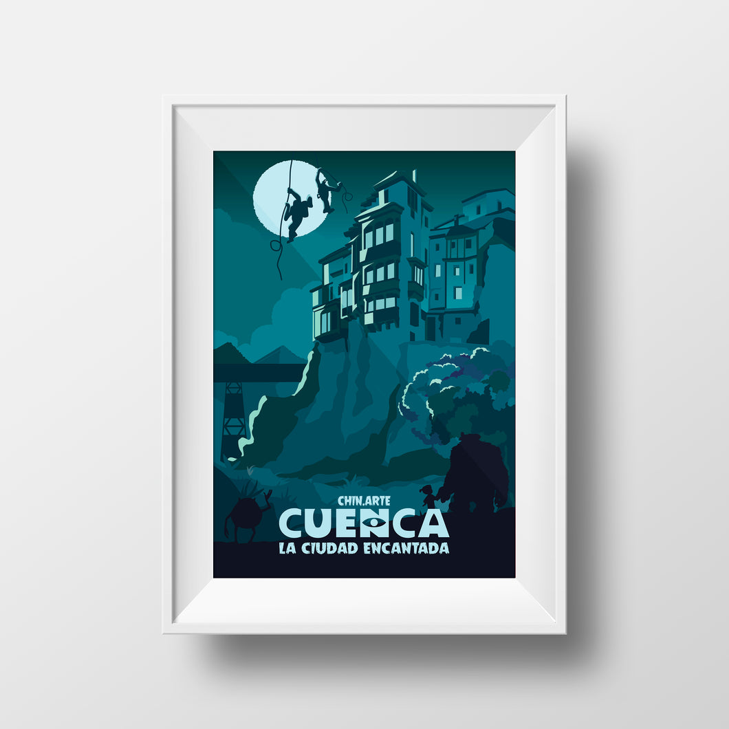 Cartel Poster Cuenca ficción 2 | Decoración de pared