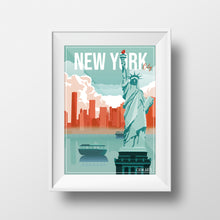 Cargar imagen en el visor de la galería, Cartel Poster New York ¡Vaya monumento! | Decoración de pared
