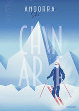 Cargar imagen en el visor de la galería, Cartel Poster Andorra, skii | Decoración de pared
