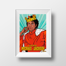 Cargar imagen en el visor de la galería, Cartel de Michael Jackson Rey del Pop
