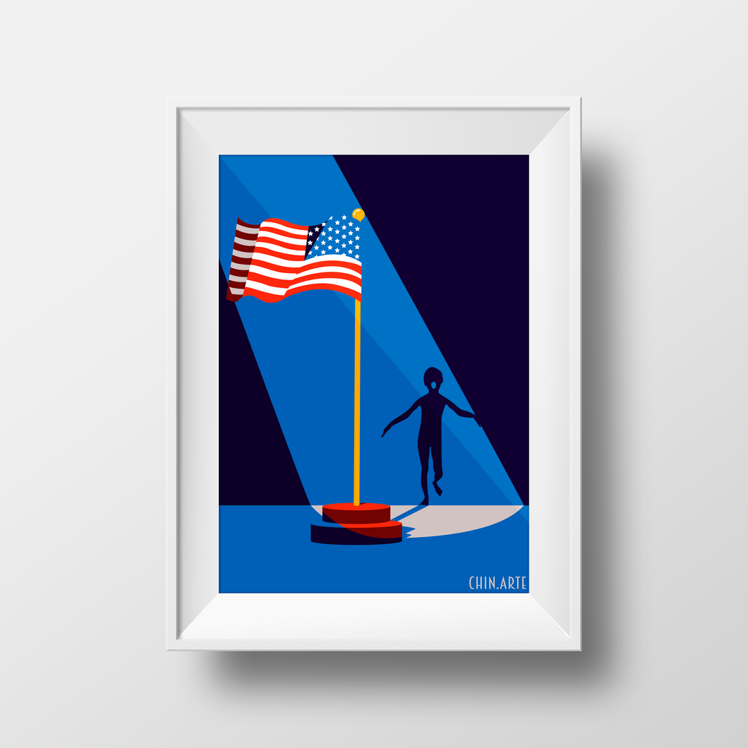 Cartel Poster Guerra Fría EEUU | Decoración de pared